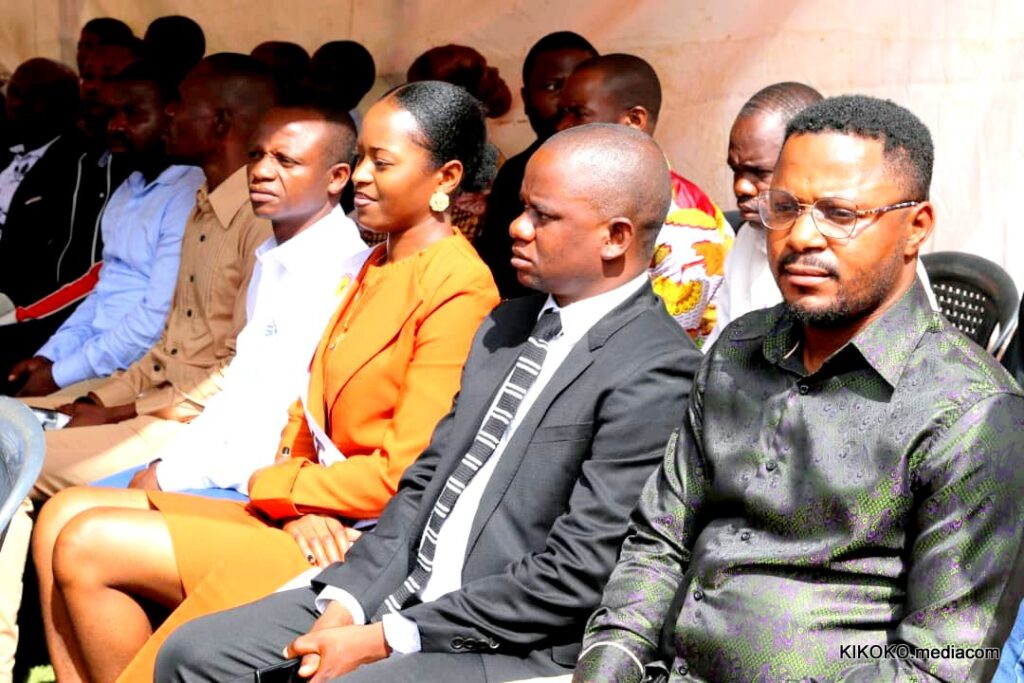 Le Président de la Jeunesse KIKOKO et la Miss Etoile Haut-Katanga parmi les invités à la célébration eucharistique de Mgr Désiré Lenge
