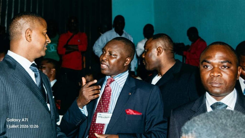 Ghislain Kyenge Diashi avec le Gouverneur du Katanga Moise Katumbi Chapwe